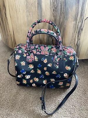 Coach Mini Bennett Satchel In Floral Mix Print Coated Canvas F57626 • $146.19