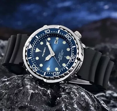 Mens Deep Blue Diver Watch 50m Waterproof. • £23.89