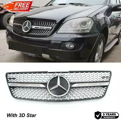 Front Grill Grille For Mercedes W164 2009-2011 ML350 ML63AMG ML320 ML500 ML550 • $99.84