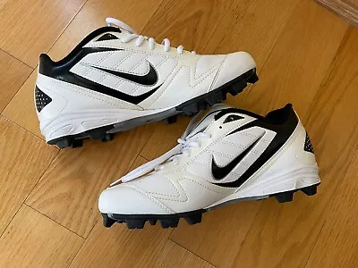 Nike Cleats Mens Size 7.5 White Power Channel Baseball Softball 375560-102 • $22