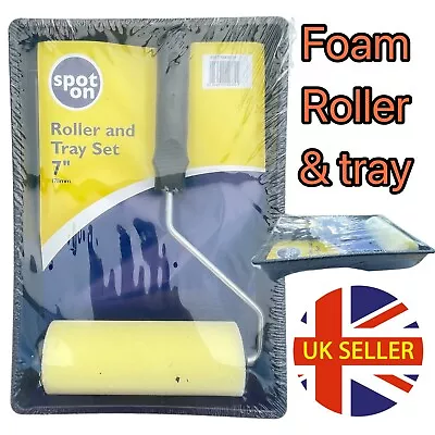 Decorators Paint Roller & Tray - Foam Paint Brushes & Paint Pads • £5.99