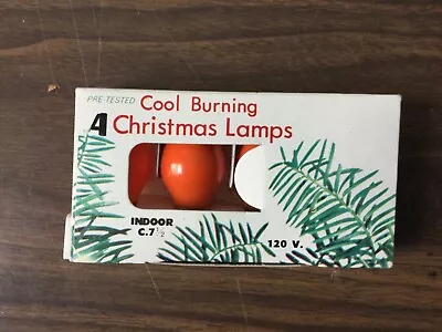 Vintage Christmas Lamps Bulbs For Christmas Candelabra Peoples Drug Store • $24.99