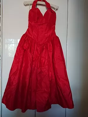 Vintage Ball Dress - Red Size 8 • $60