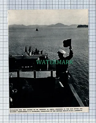 £6.85 • Buy C4393) Commander P E Fanshawe River Han HMS Amethyst 1950 Clip