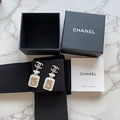 New Authentic Chanel 22S Earrings Ear Ring Earring Accessory Fashion Jewellery • $1575