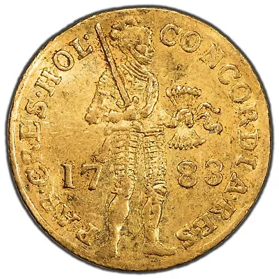 1783 Netherlands One Ducat Gold Coin • $450.66