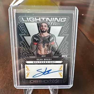 2023 Chronicles UFC Obsidian SEAN BRADY Lightning Strike Gold Auto 8/10 • $88