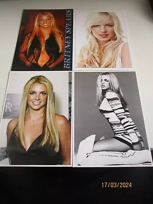 Britney Spears Collection Of 4 Modern Postcards • £2.50