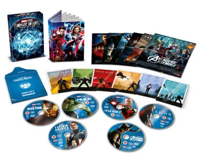 Marvel Studios Phase 1 Box Set Dvd 6 Discs. Collectors Edition Brand New Sealed • £12.99