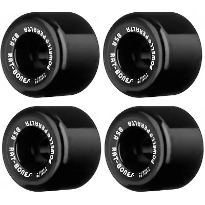 Powell Peralta Rat Bones Skateboard Wheels Old School Re-Issue Black 60mm 85A • $37.95