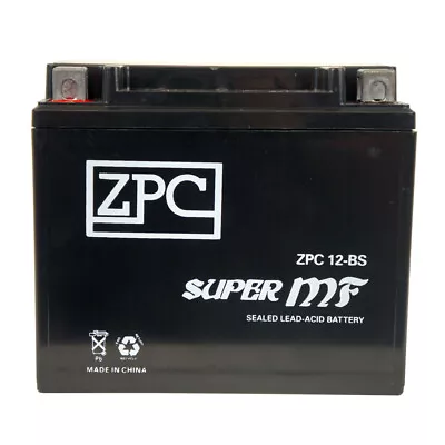 YTX12-BS High Performance - Maintenance Free - Sealed AGM Motorcycle Battery • $39.90