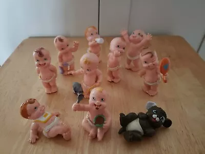 1991 Galoob Baby Magic Diaper Figures - Lot Of 10 • $9.99