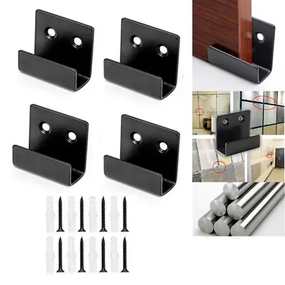 Heavy Duty Stainless Steel Hanger Hooks Tile Photo Frame Mirror 4 Pack • £12.58