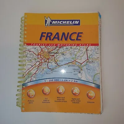 £9.99 • Buy Michelin France Touring And Motoring Atlas By Michelin Travel Publications