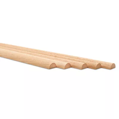 Split Oak Wood Dowel Rods 1” X 36” Unfinished For DIY Refacing | Woodpeckers • $75.99