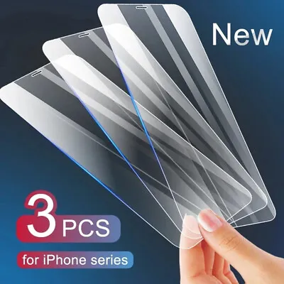$6.31 • Buy 3X Tempered Glass Screen Protector For IPhone 13, 12,11 Pro Max Mini XR X XS MAX