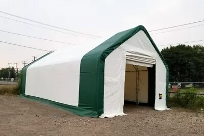 NEW 20'X33'X16' Double Truss 22oz PVC Fabric Canvas Building Storage Shelter • $6600