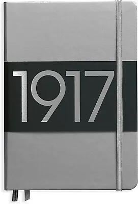 NEW SEALED Leuchtturm1917 Notebook Hardcover Small Journal Silver Metallic • $14.95