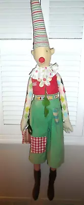 MAILEG: DANISH DESIGN~48  Plush  Mouse-Elf-Jester /Rare Charming & So Special • $124.99