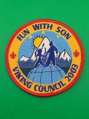 Fun With Son Viking Council 2003 Patch BSA Boy Scouts Of America NEW • $7.99