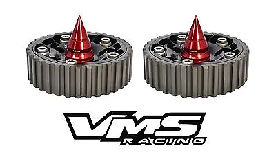 Vms Racing Cam Gear Bolts W/ Spikes Red For Honda Preldue Dohc H22 H23 • $29.95