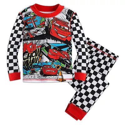 Disney Store Cars Lightning McQueen 2PC Long Sleeve Tight Fit Pajama Set Boy 5  • $39.99