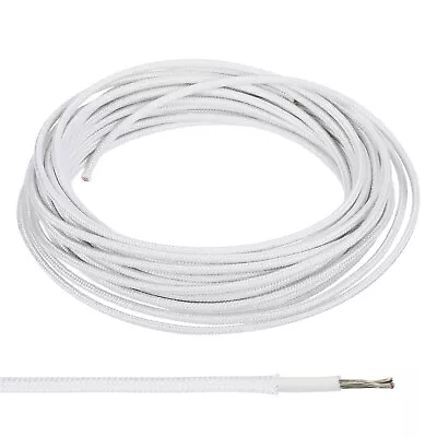 9.8ft 18AWG Electronic Wire High Temperature Electrical Silicone Cable White • $7.30
