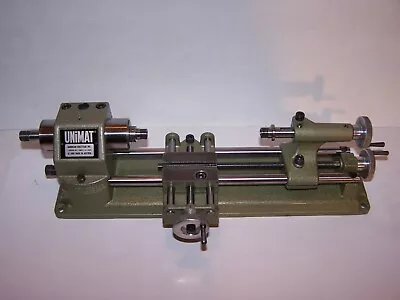 UNIMAT SL 1000 Lathe Headstock Tailstock Bed & Slide Vintage Austrian #49 • $379.99