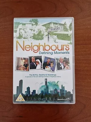 Neighbours: Defining Moments DVD  The Births Deaths And Weddings 2-disc PAL • £10