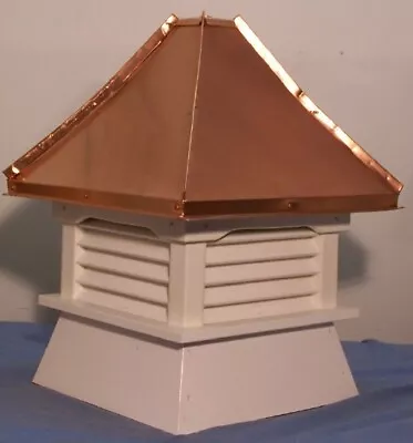 17'' Vinyl Shed  Cupola  -copper Roof With Weathervane Hole As Shown • $375.95