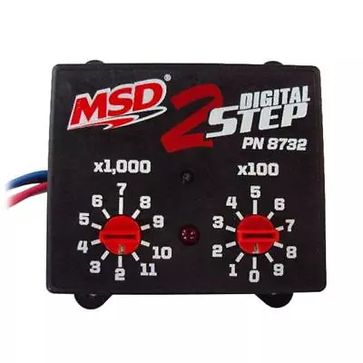 MSD 8732 Multi-Step RPM Selector 2-Step Digital Plastic Black Ea • $153.95