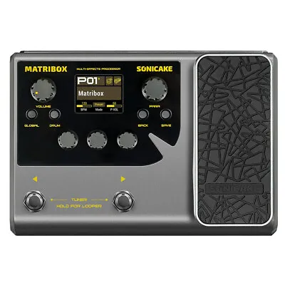 SONICAKE Matribox Guitar Bass Amp Modeling IR Cabinets Expression Pedal Stere US • $103.99