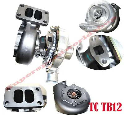 EMUSA TB12 T3/T4 Hybrid Turbocharger T04E 0.5 A/R T3 0.84 A/R 4Bolt Divided T3 • $225