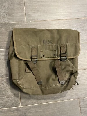$25 • Buy US Military Pack Field Combat M-1945 Vintage Canvas Backpack Rucksack