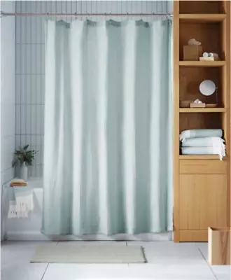 Haven Organic Cotton Double Gauze Shower Curtain Sky Grey 72  X 72  • $29.75