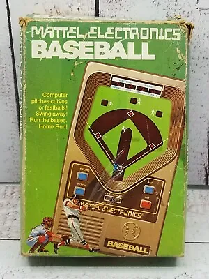 Vintage Mattel Electronics Baseball 1978 Vintage Handheld Game W/Box • $175