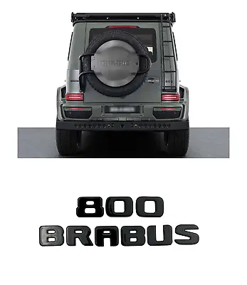 W463A Brabus 800 Style Rear Trunk Letters Emblem Badge Set  Mercedes G63 G-Class • $328