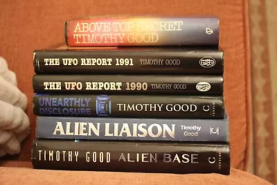 Timothy Good - 6 Hb Lot UFOs Alien Liaison Above Top Secret Base • £28