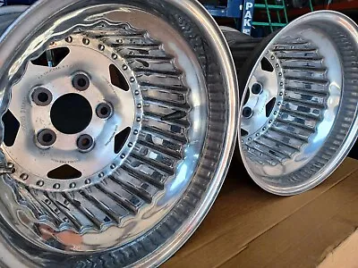 16  VINTAGE CENTERLINE NOS/USED CONVO PRO WHEELS 16x16 RIMS 5x5.5 ONE PAIR  #88 • $925