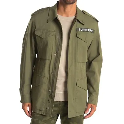 BURBERRY Middleton Military Jacket Size 52 (US 42) Patch Authentic NEW With Tags • $991.44