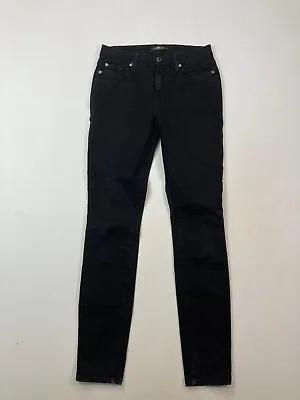 7 FOR ALL MANKIND SKINNY FIT Jeans - W26 L30 - Black - Great Condition - Women’s • £24.99