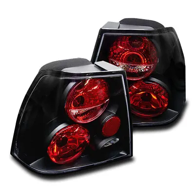 1999-2004 Vw Jetta Bora 4-door Tdi Altezza Rear Brake Tail Lights Lamp Black L+r • $101.95