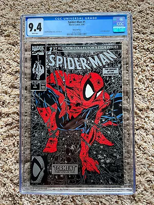 Spider-Man #1 (Silver Edition) High Grade Todd McFarlane Marvel 1990 CGC 9.4 • $20