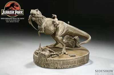$1900 • Buy Sideshow Dinosauria When Dinosaurs Ruled The Earth Faux Bronze Tyrannosaurus 