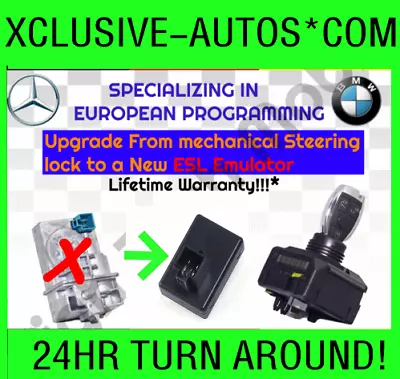 Mercedes C350 ESL Steering Column Lock Bypass Repair Fix Service Emulator W204 • $179