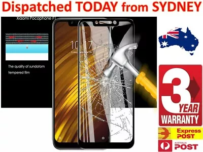 $8.89 • Buy REAL Pro+ Xiaomi Pocophone Poco F1 X3 F2 Pro Tempered Glass Screen Protector