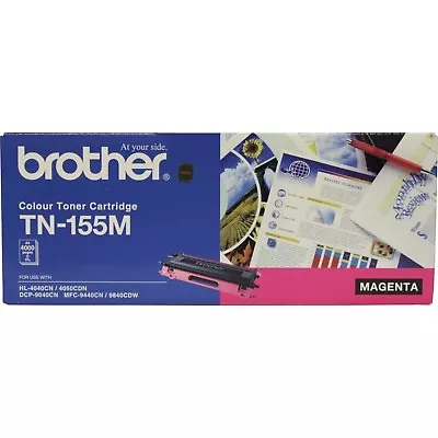 Brother Genuine TN-155M MAGENTA Toner For 9440CN 9450CDN 9840CDW 9040CN 4K Pages • $256.50
