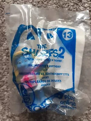 2013 McDonald's Happy Meal Toy Smurfs 2 - Smurfette's Birthday #13 - Unopened • $3.99