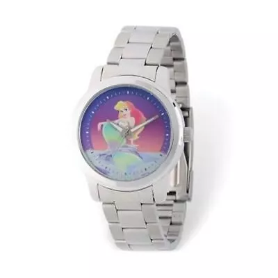 $62 • Buy Disney Adult The Little Mermaid Silver-tone Watch
