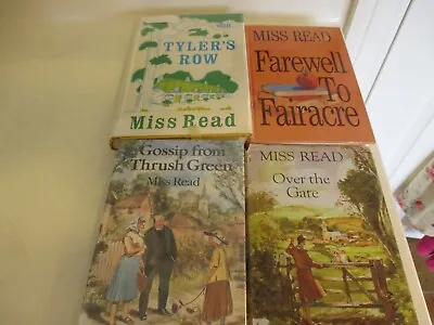 $10 • Buy 4 Miss Read Books-2 Large Print-3 X-library-good Conditio